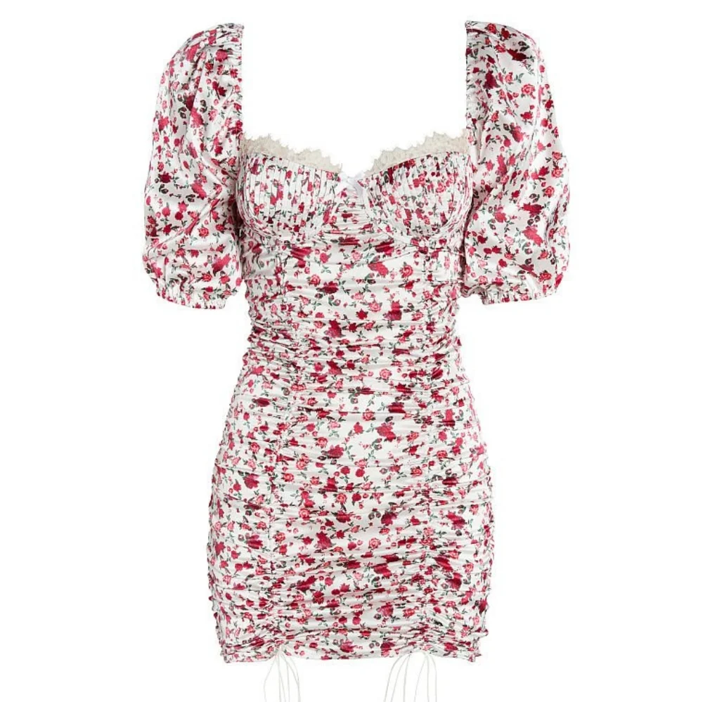 For Love and Lemon White Floral Melrose Dress - Picture 1 of 15